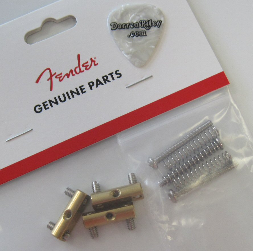 Fender Compensated Vintage Telecaster Brass Saddles 0058544049