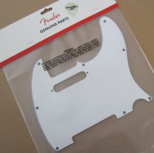 Fender Standard Telecaster Pickguard 3-ply White 0991355000