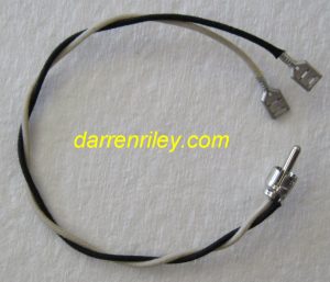 Vintage Style RCA Speaker Cable with Slip-on Connectors