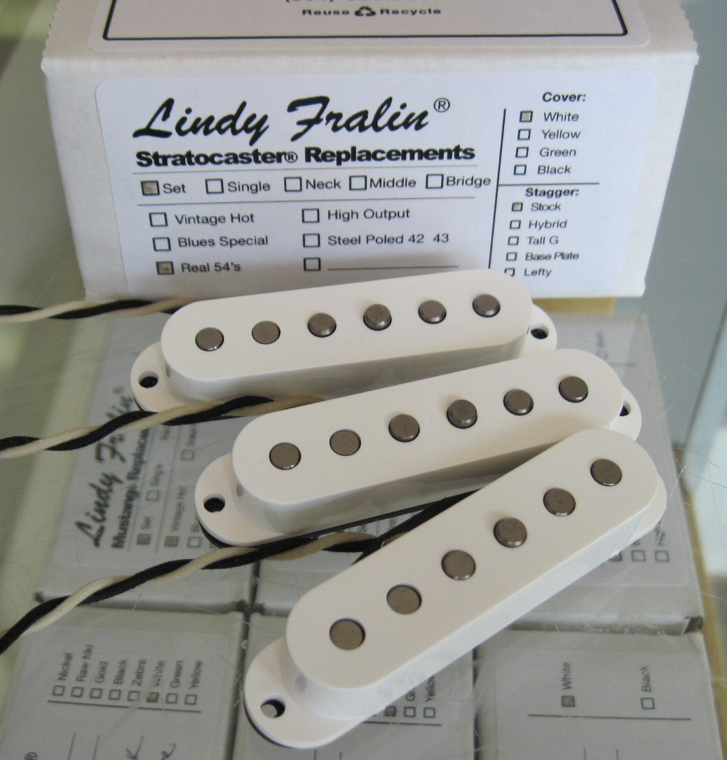 Lindy Fralin Real 54 Stratocaster Pickups Set