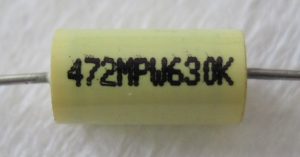 Metalized Poly Axial Capacitor .0047uF 630V