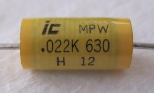 Metalized Poly Axial Capacitor .022uF 630V