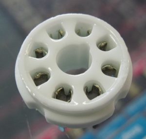 Tube Socket Octal 8-pin Ceramic PC Mount