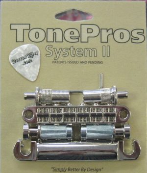 TonePros LPM02-N Metric Tuneomatic/Tailpiece Set Nickel