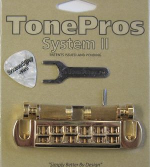 TonePros AVT2G-G Gibson Wraparound Set with Locking Studs Gold
