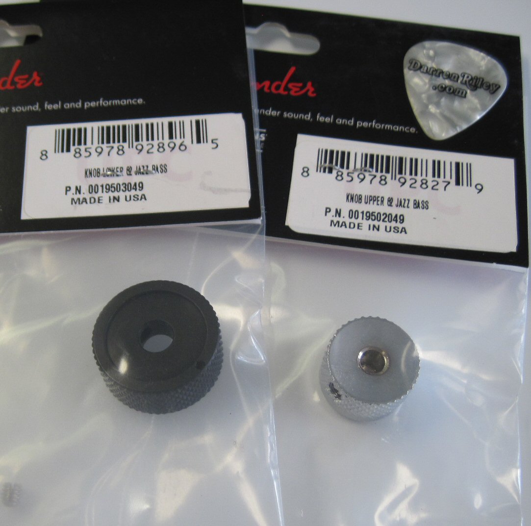Fender 62 Jazz Bass Concentric Knobs 0019502000 0019503000 0019502049  0019503049 001-9502-049 001-9503-049