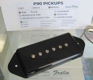 Lindy Fralin Dogear P90 Bridge Pickup 5% Overwound Black