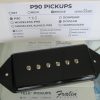 Lindy Fralin Dogear P90 Bridge Pickup 5% Overwound Black