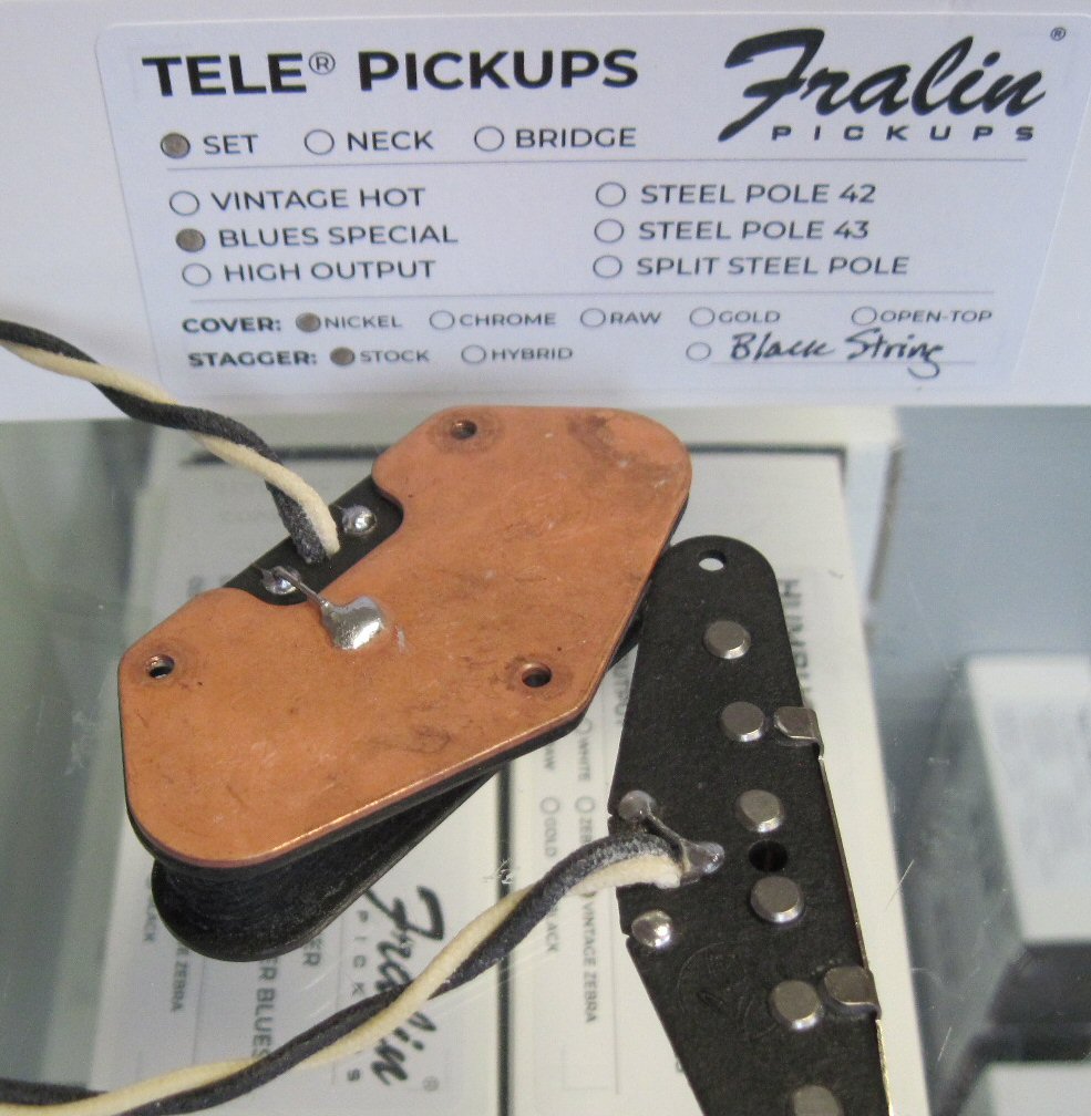 Lindy Fralin Blues Special Telecaster Pickup Set Stock Stagger