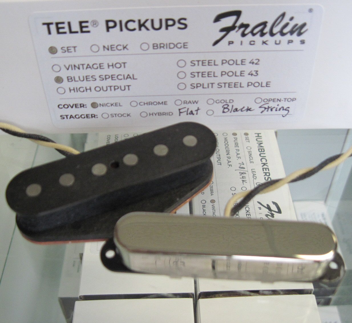 Lindy Fralin pickups in stock at Darren Riley's