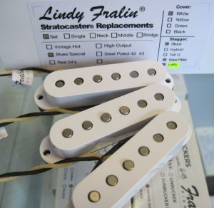 Lindy Fralin LEFT HAND Blues Special Stratocaster Pickups Set