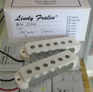 Lindy Fralin Jaguar Pickups Set White