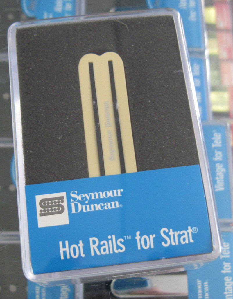 Seymour Duncan SHR-1b Hot Rails Strat bridge CREAM