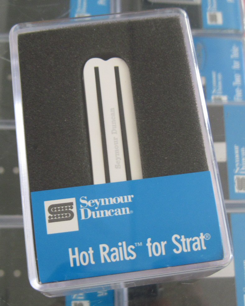 Seymour Duncan SHR-1b Hot Rails Strat bridge WHITE