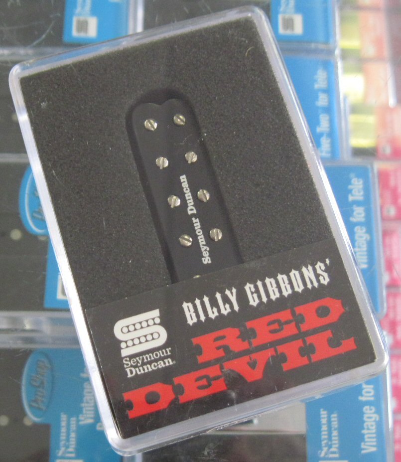 Seymour Duncan Billy Gibbons' Red Devil for Strat Bridge Pickup Black