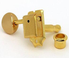 Gotoh SD91 LEFT HAND 6-in-line Gold Vintage Tuners TK-0880-L02
