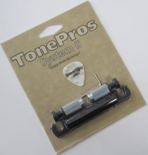 TonePros T1ZSA-B Lightweight Aluminum Locking Tailpiece Black