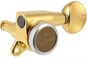 Gotoh SG381-MGT Gold 3×3 Locking Tuners TK-0938-002