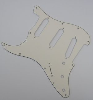 Fender Standard Stratocaster Pickguard Parchment LEFT HAND 0056199000