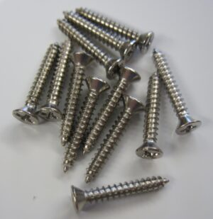 Fender Screws #2 x 9/16 Flat Head Philips Nickel 0051621000