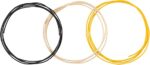 Fender Pure Vintage Cloth Wire 22 AWG 5-Foot Black White Yellow 0990846005