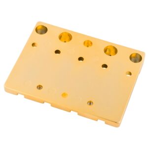 Fender High Mass Bass Bridge IV with Zinc Saddles GOLD 0994407200 - Image 2