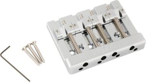 Fender High Mass Bass Bridge IV String-Thru Brass 0994411000