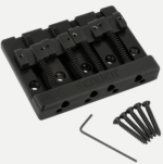 Fender High Mass Bass Bridge IV with Zinc Saddles Black 0994407400