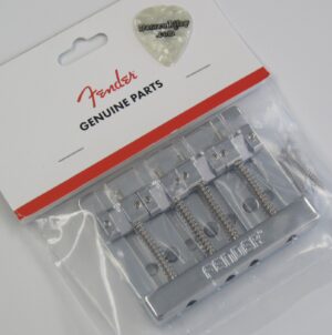 Fender High Mass Bass Bridge IV String-Thru Brass 0994411000 - Image 4